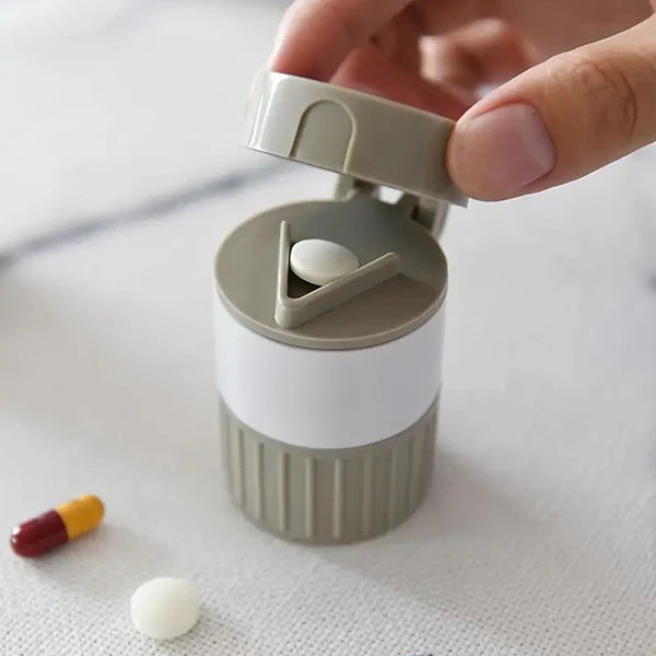 Organivo 4-in-1 Medicine Cutter Crusher & Storage Box