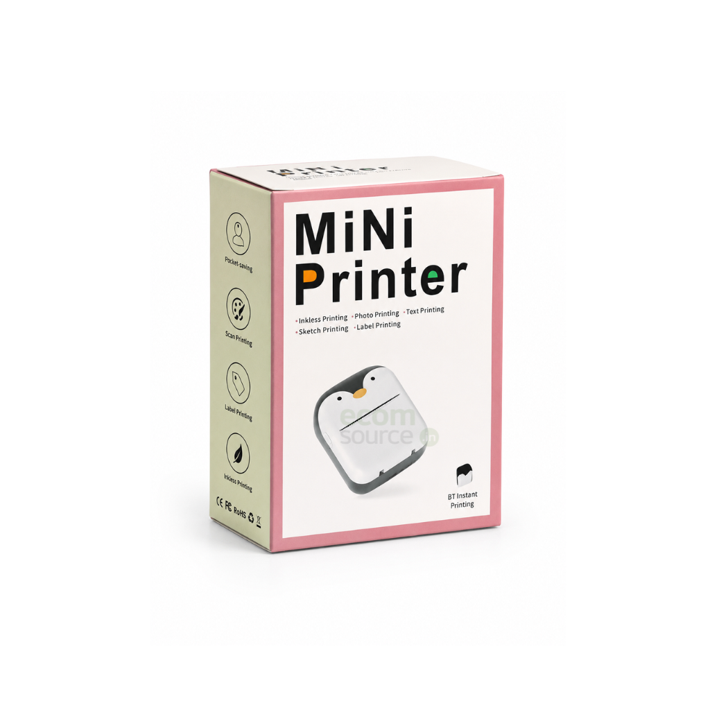 Mini Portable Bluetooth Thermal Photo Inkless Instant Pocket Printer