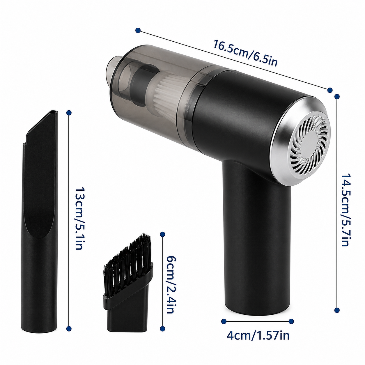 3 in 1 Mini Car Vacuum – Wireless