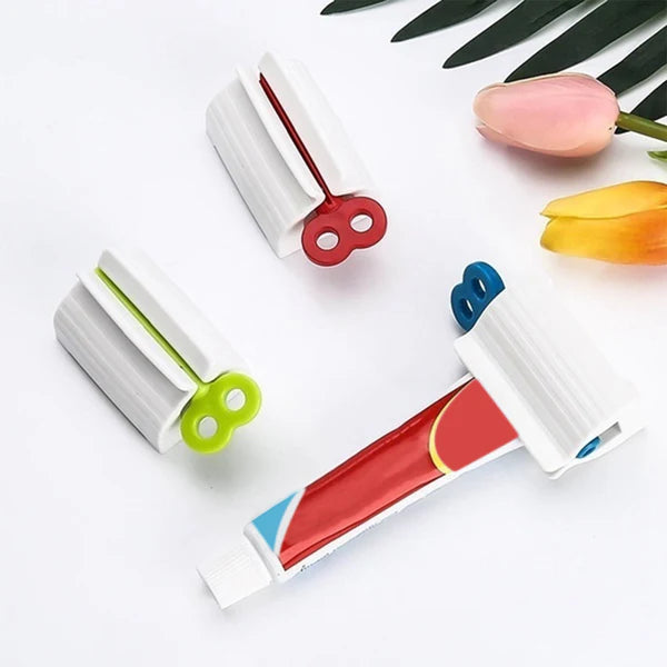 Rolling Tube Toothpaste Squeezer with Stand Holder - Durable & Practical