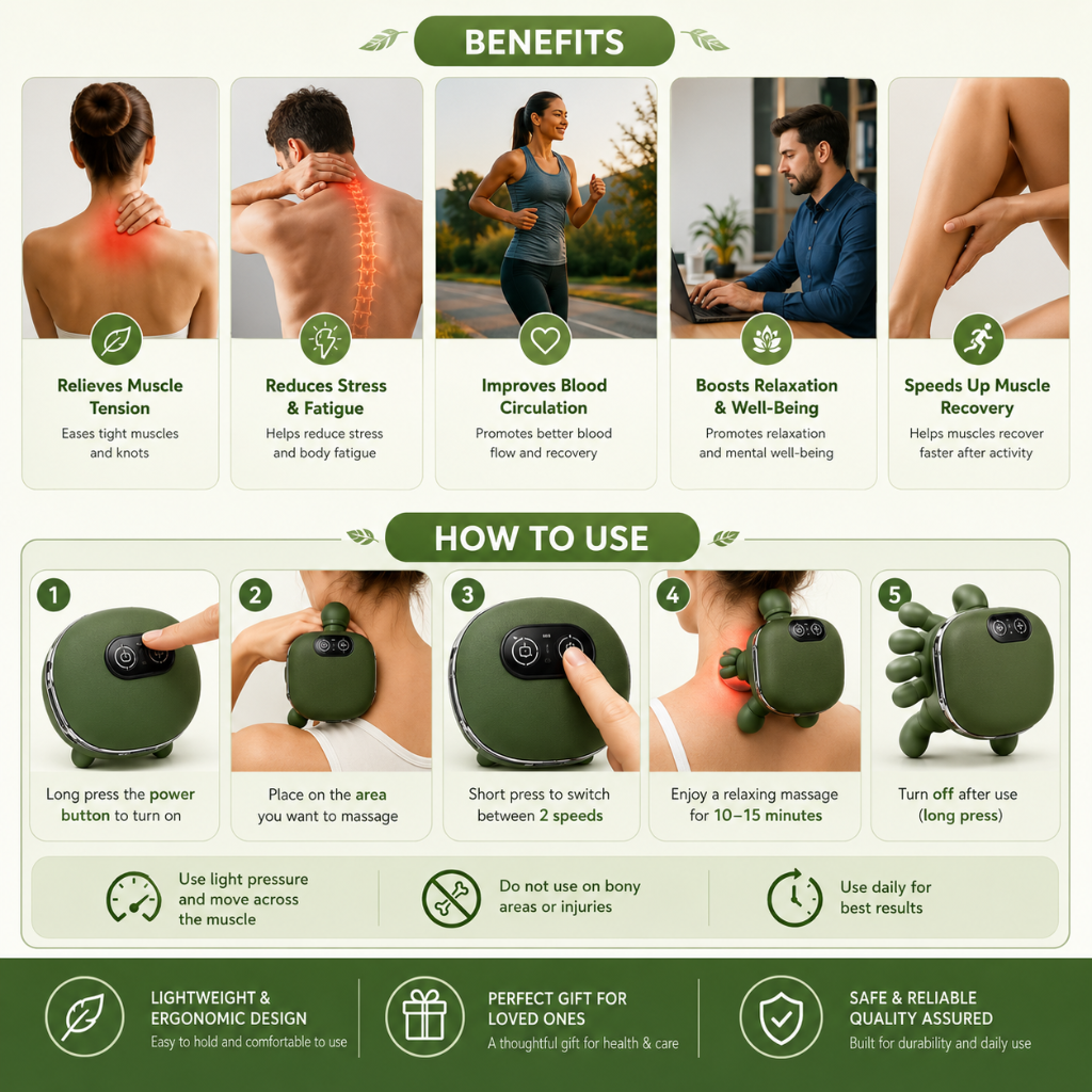 Neck Back Hand Massager