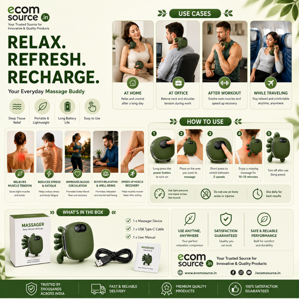 Neck Back Hand Massager