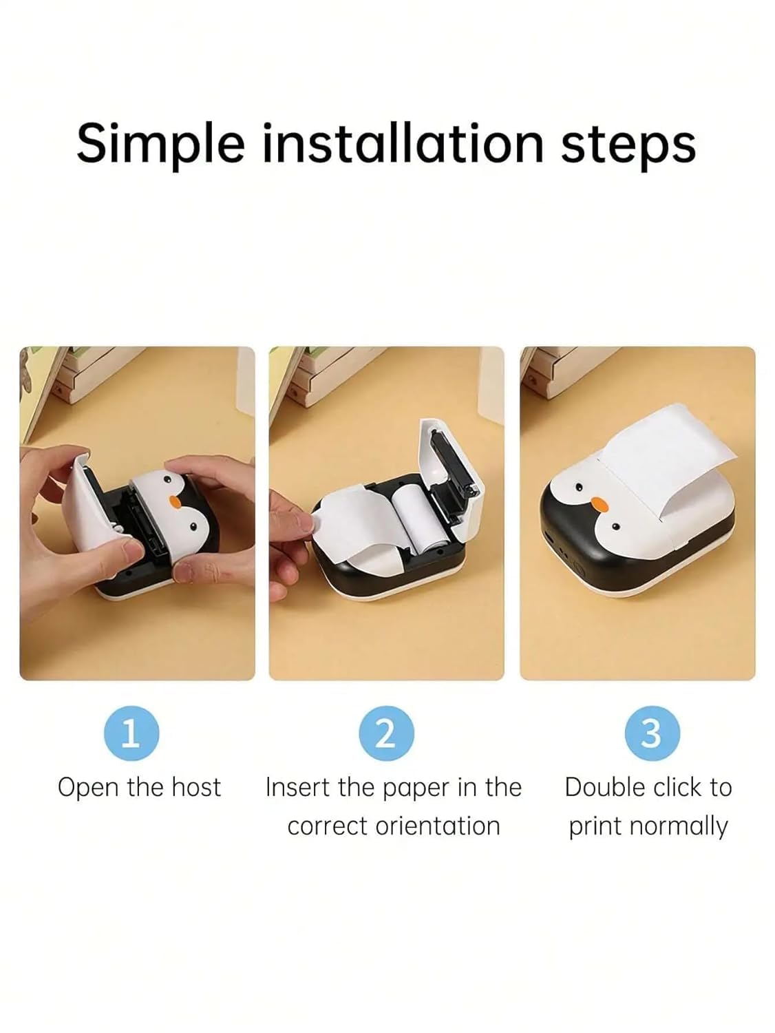 Mini Portable Bluetooth Thermal Photo Inkless Instant Pocket Printer