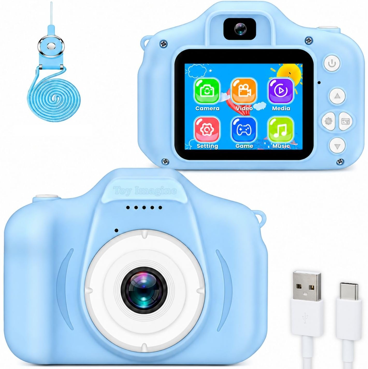 Kids Digital Camera Toy 3.0MP 1080P Video Camera