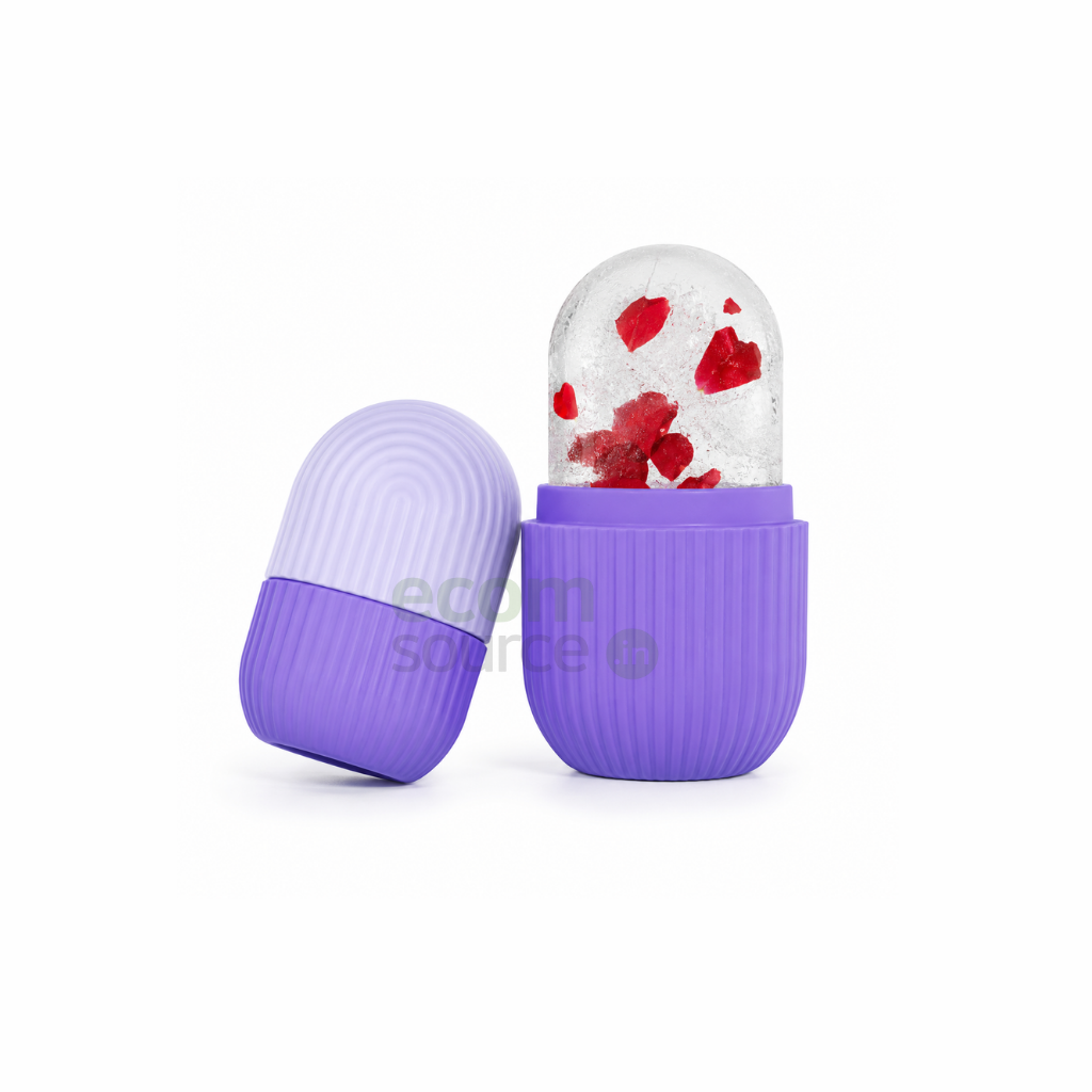 Beauty Ice Roller for Face & Eye Massager – Reusable Facial Roller (1 Pc)