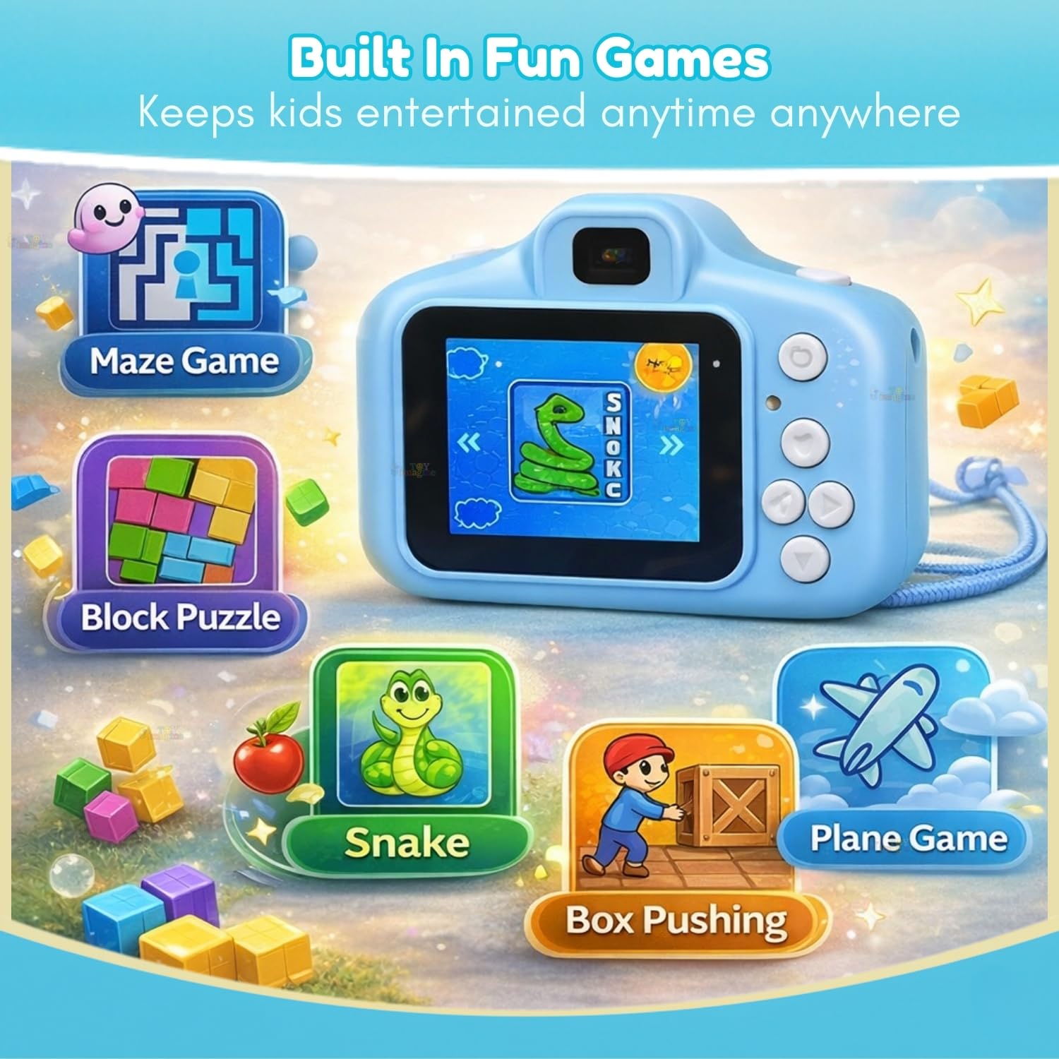 Kids Digital Camera Toy 3.0MP 1080P Video Camera
