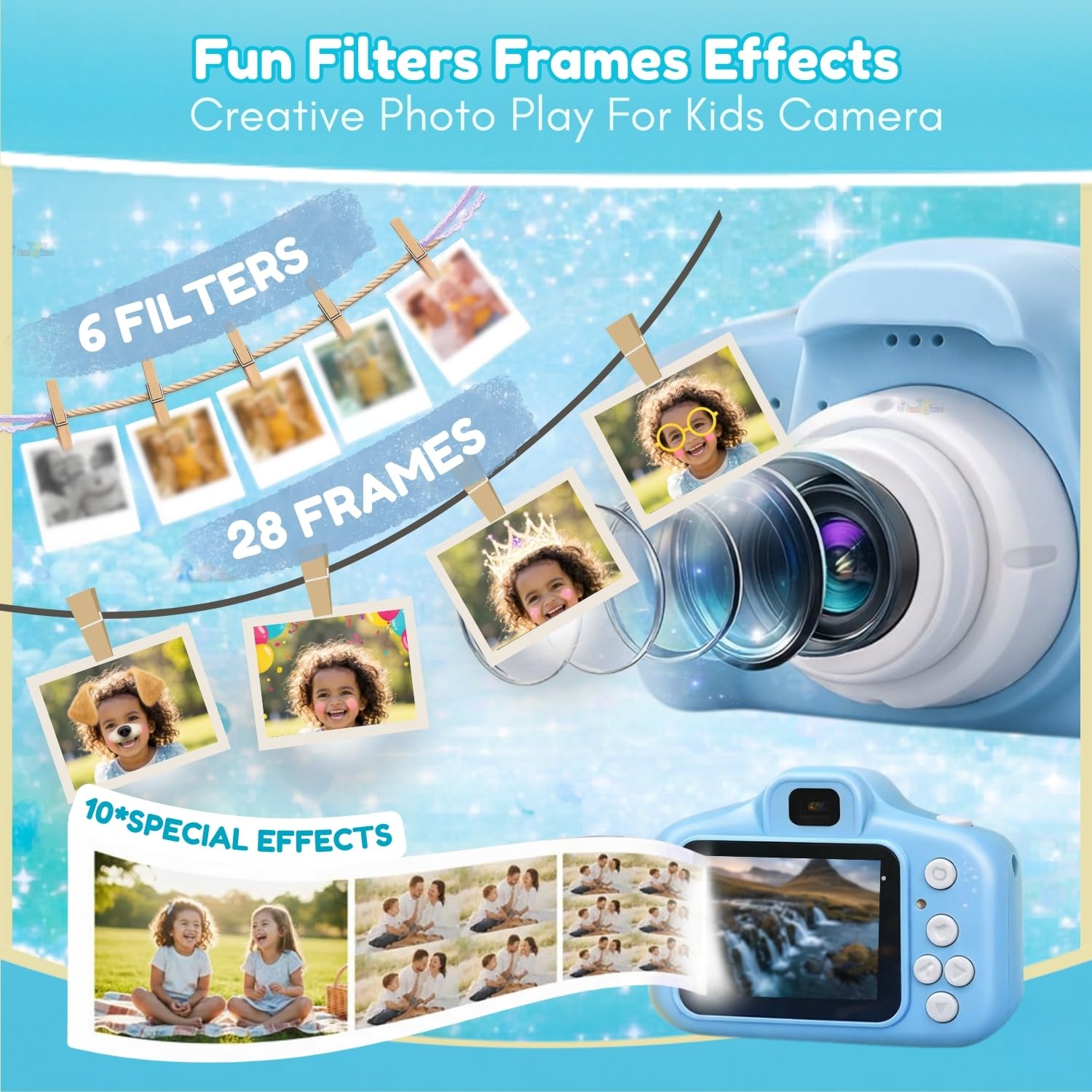 Kids Digital Camera Toy 3.0MP 1080P Video Camera