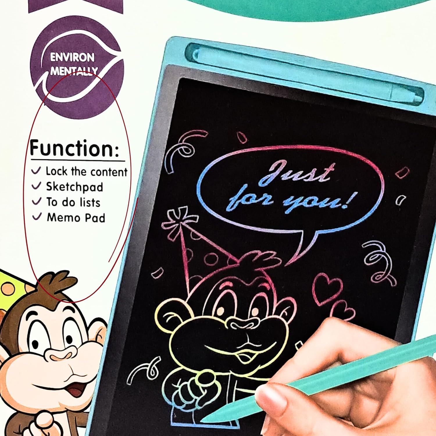 One Stop LCD Writing Tablet, 8.5-Inch
