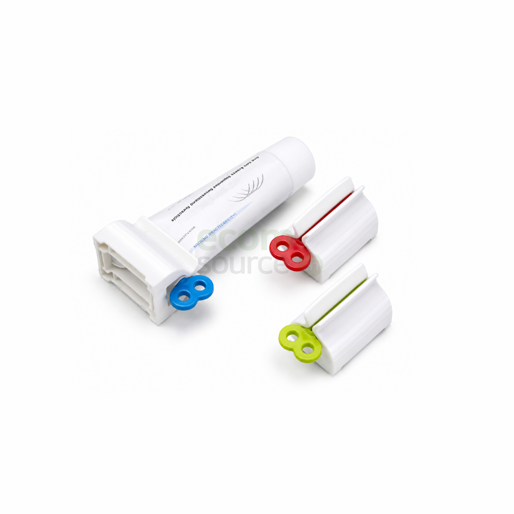 Rolling Tube Toothpaste Squeezer with Stand Holder - Durable & Practical