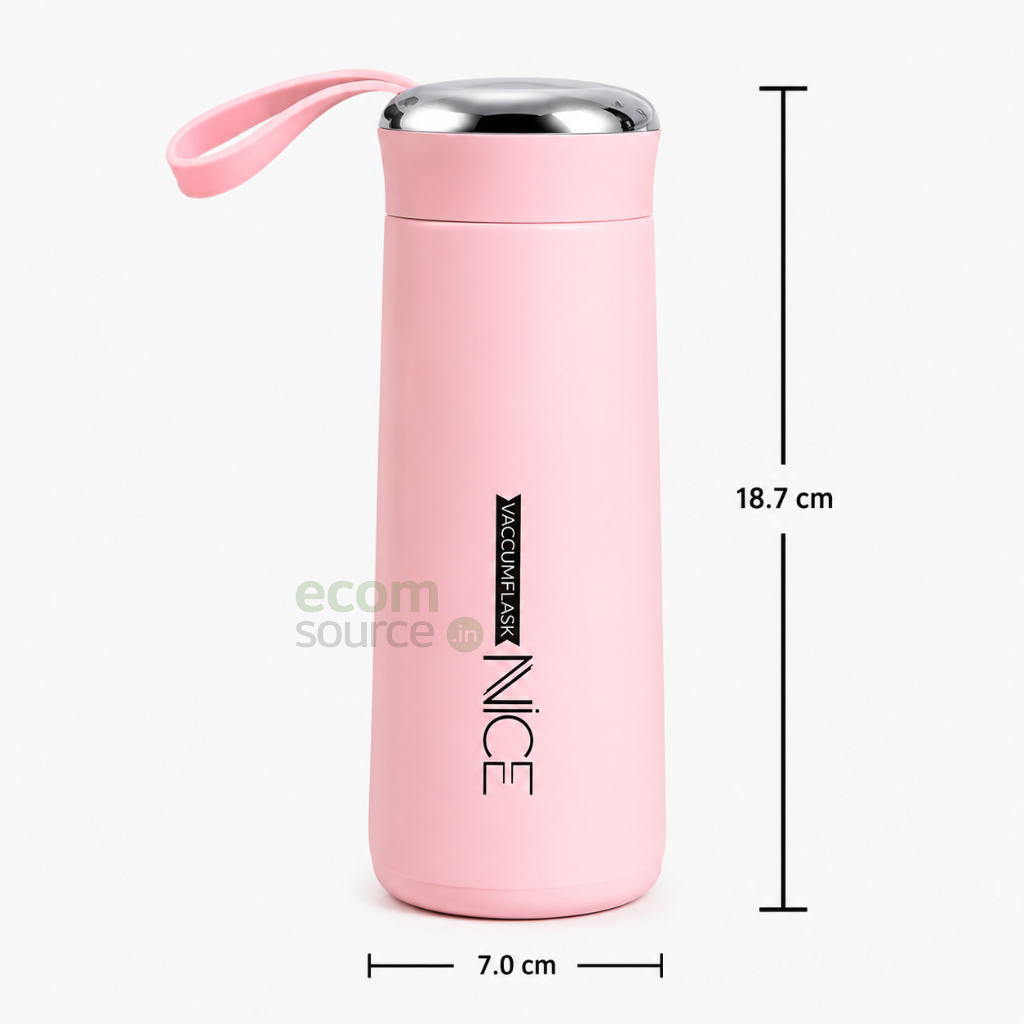 Nice Leak Proof 400ml Glass Drinking Water Bottle