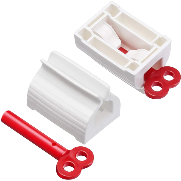 Rolling Tube Toothpaste Squeezer with Stand Holder - Durable & Practical